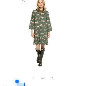 Holly Shae Arden Dress Dogs on The Hunt/ Cord Green/ Small